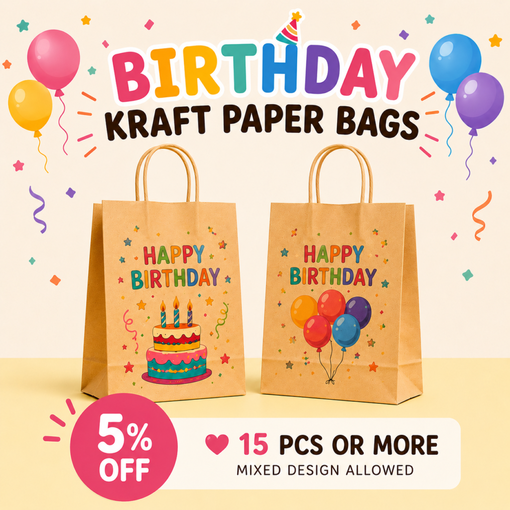 Birthday theme Paper Bags