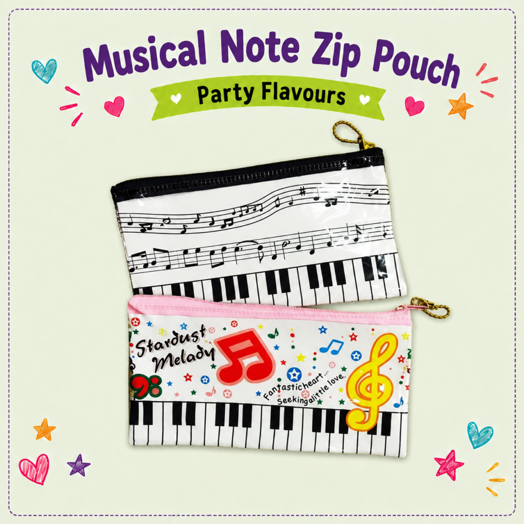 Musical Note Zip Pouch