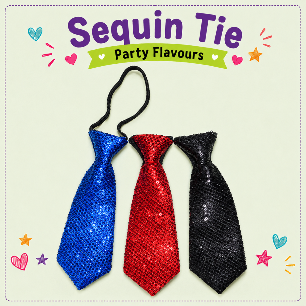 Sequin Tie