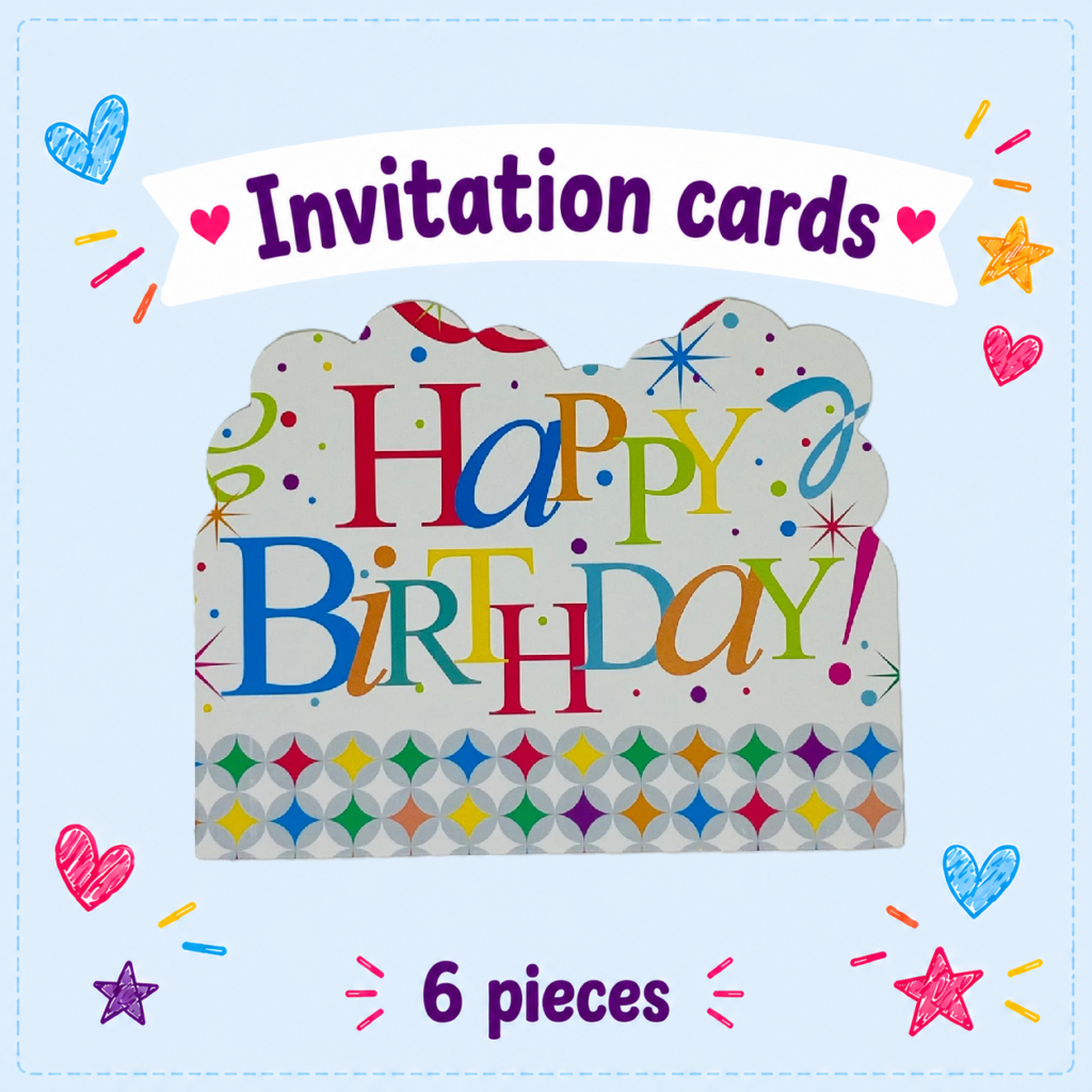 Happy Birthday invitation card