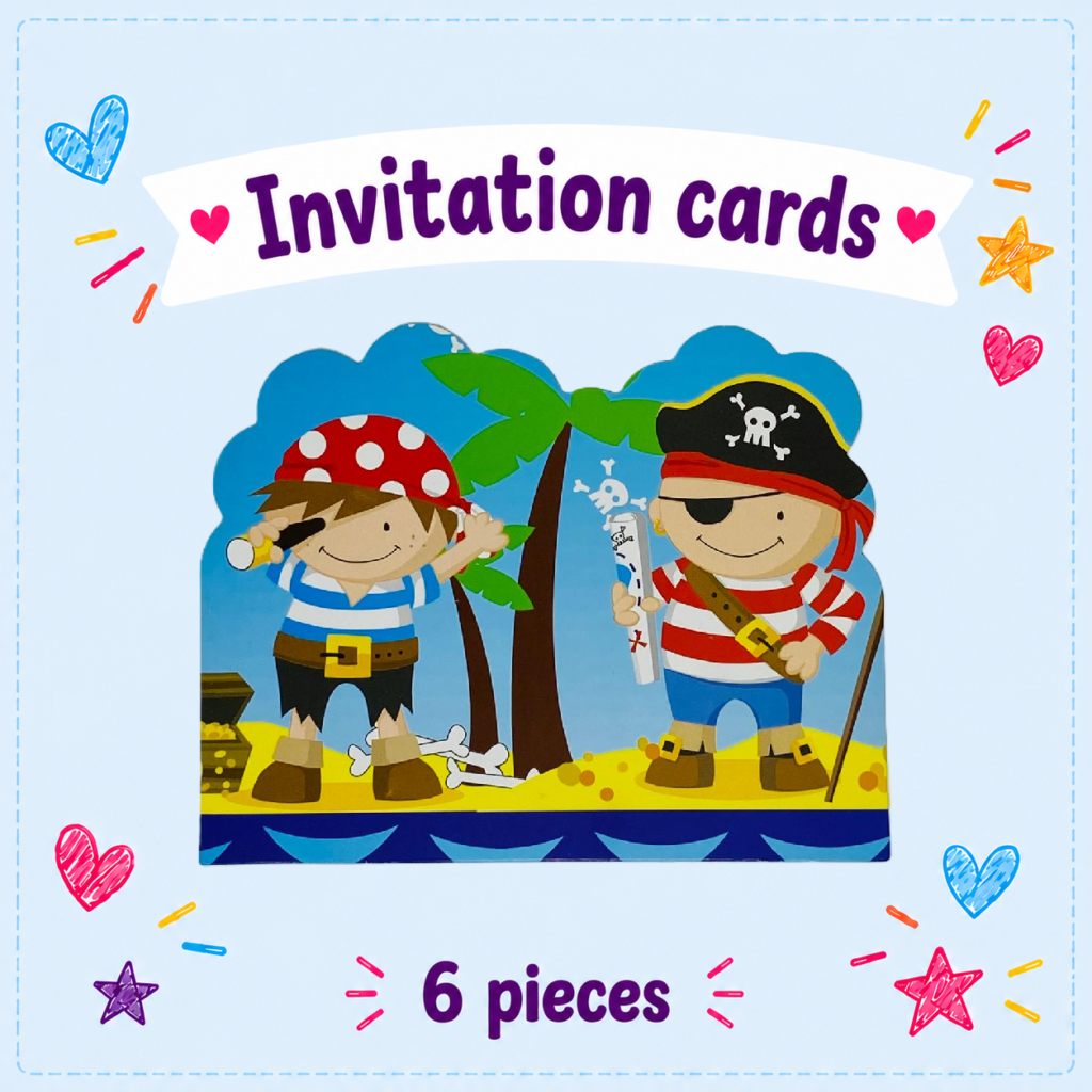 Pirate invitation card