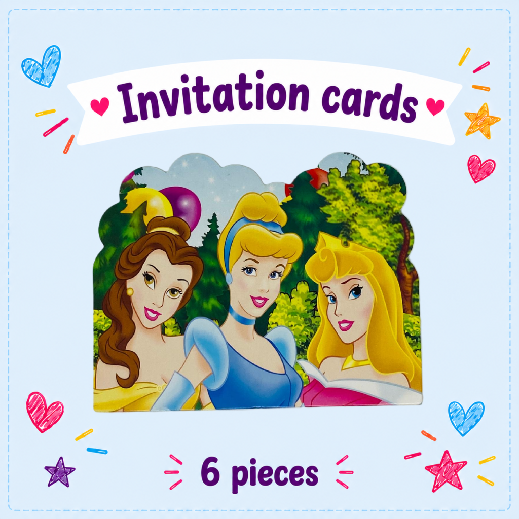 Princess invitation card