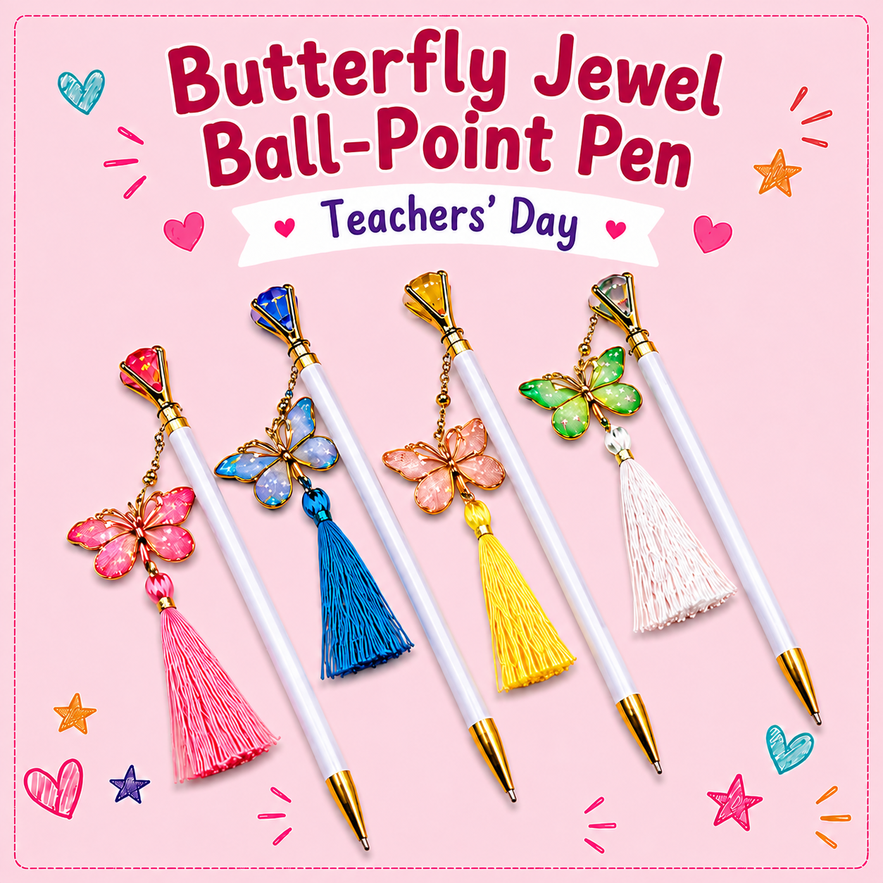 Butterfly Jewel Ball-Point Pen