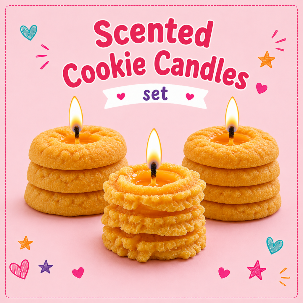 Scented Cookie Candles set