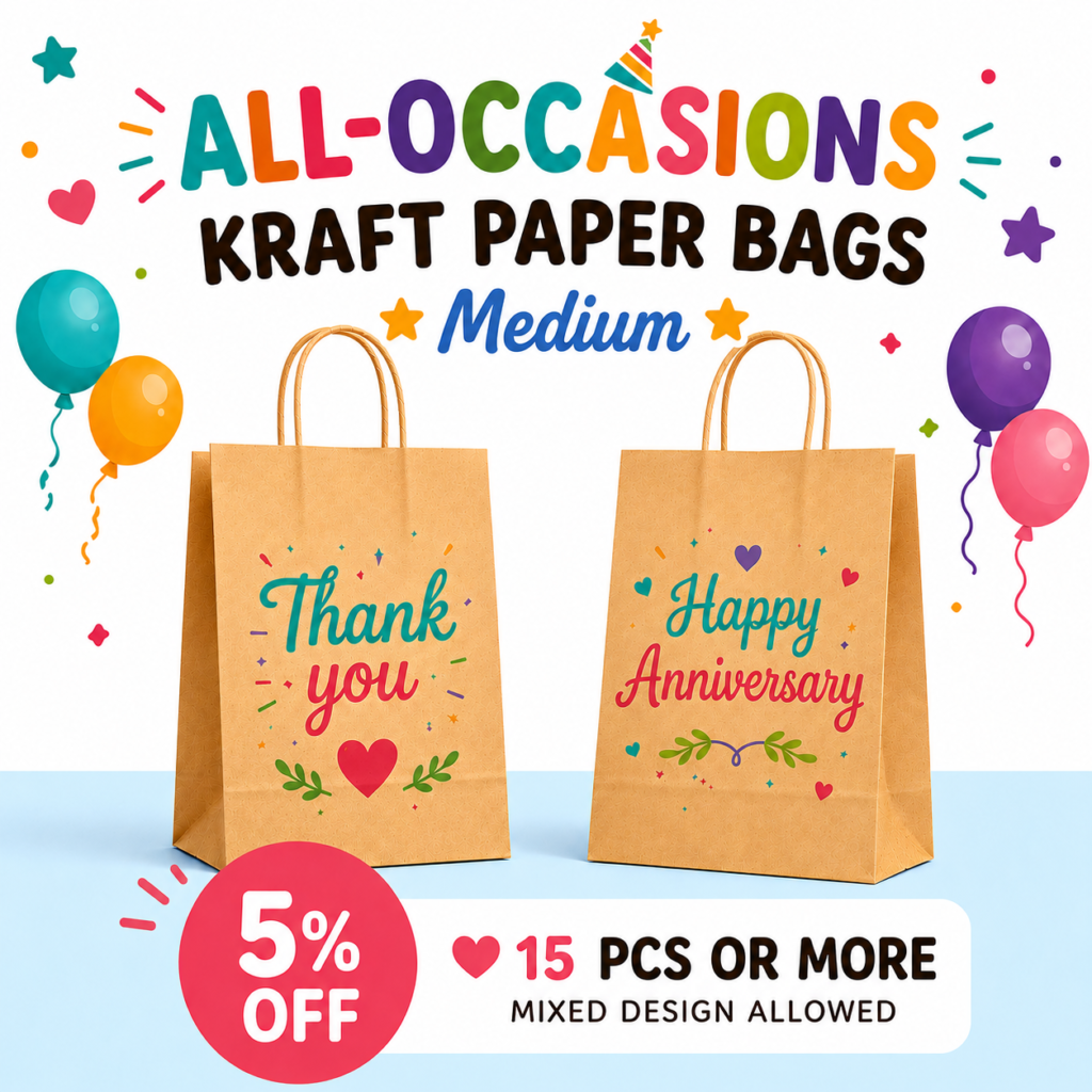 All-Occasions Paper Bags (Medium)